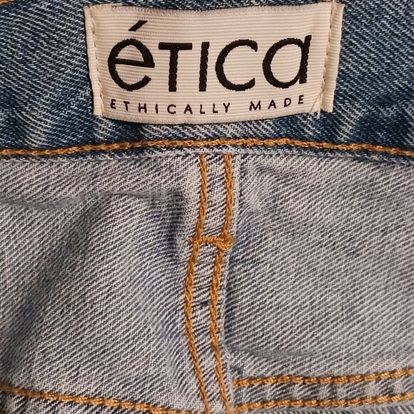NEW Etica Denim Amis Relaxed Fit Boot Cut Jeans‎ in Atwater Size 25 Button-fly - Picture 12 of 15